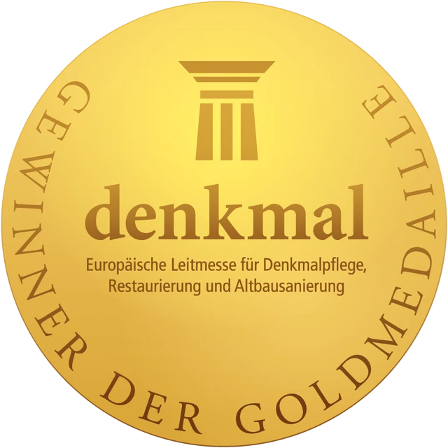 Gewinner der Goldmedaille – denkmal, Europäische Leitmesse für Denkmalpflege, Restaurierung und Altbausanierung